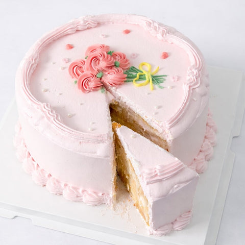 Vintage Rose Bouquet Cake