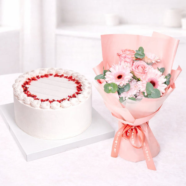 6 Inch / Pink Rose Bouquet