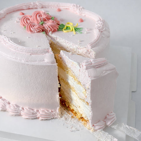 Vintage Rose Bouquet Cake
