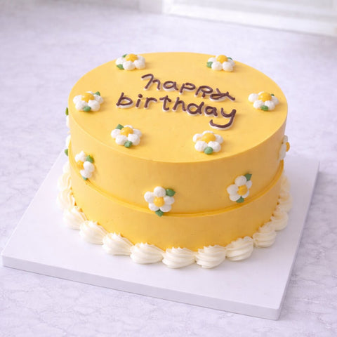 Daisy Garden Cake