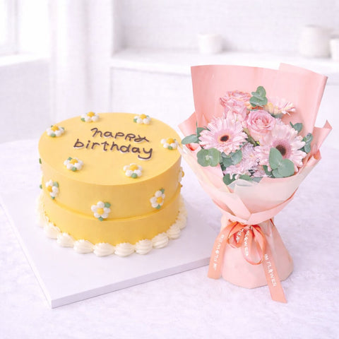 Daisy Garden Cake