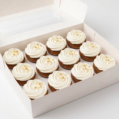 Gold Pearl Cupcakes
